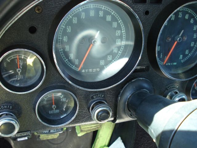 1967 Yellow Chevrolet Corvette Convertible