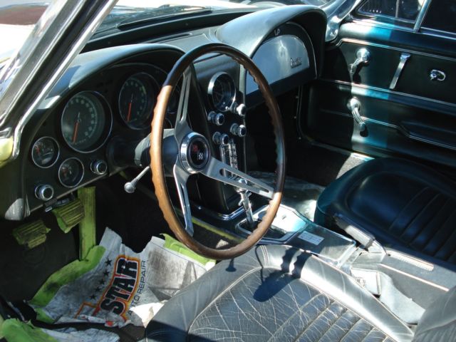 1967 Yellow Chevrolet Corvette Convertible