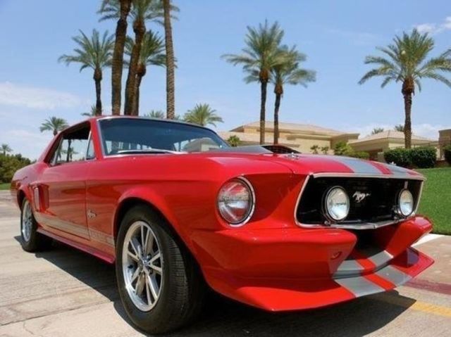 1967 Red Ford Mustang Coupe