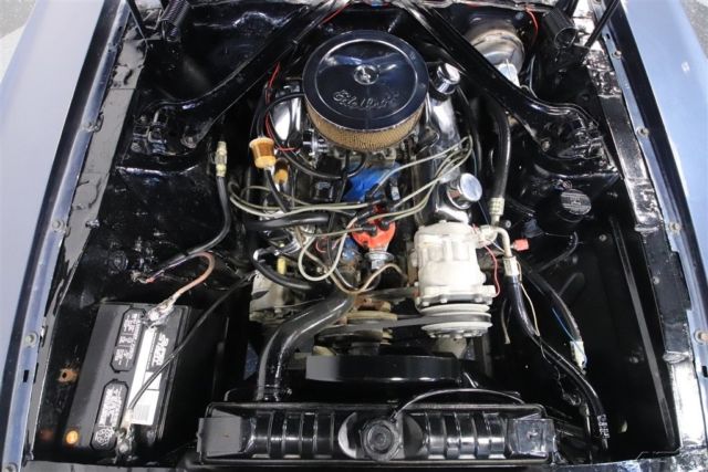 1967 Blue Ford Mustang