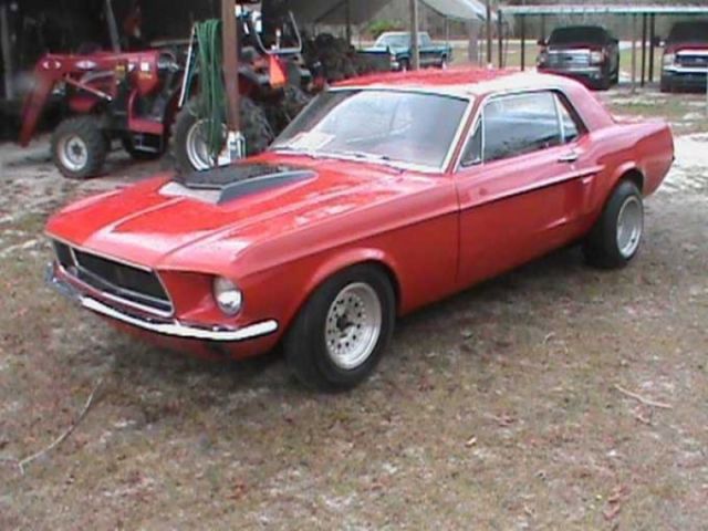 1967 Red Ford Mustang Coupe