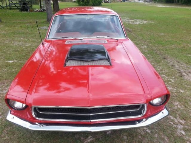 1967 Red Ford Mustang Coupe