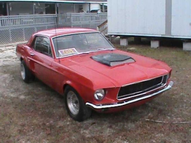 1967 Red Ford Mustang Coupe