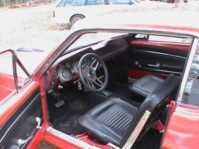 1967 Red Ford Mustang Coupe