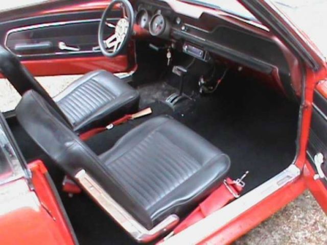 1967 Red Ford Mustang Coupe