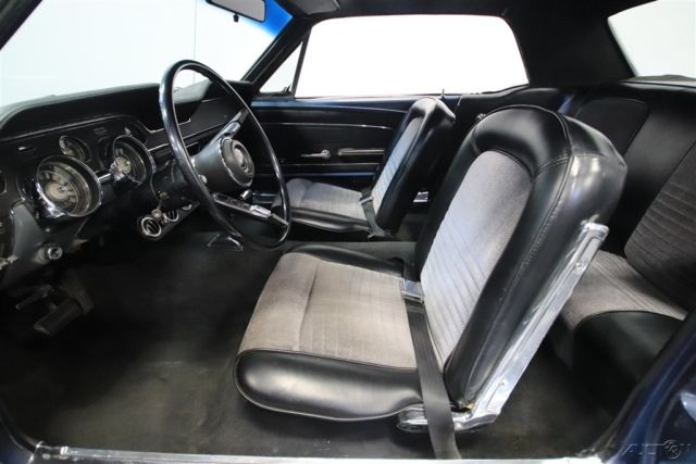 1967 Blue Ford Mustang