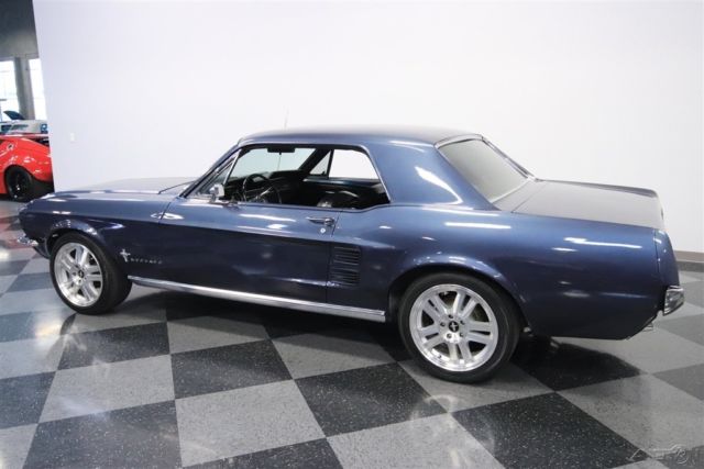 1967 Blue Ford Mustang