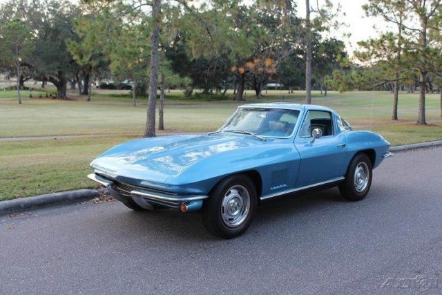 1967 Blue Chevrolet Corvette