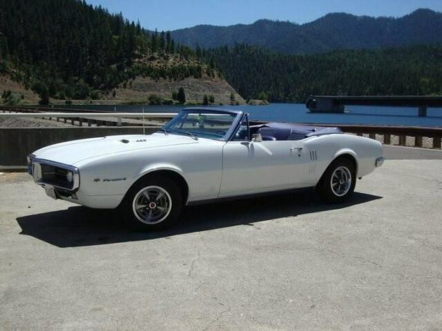 1967 White Pontiac Firebird Convertible