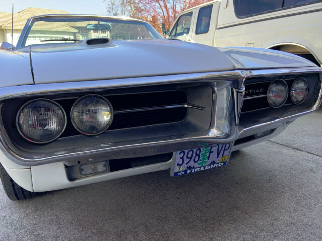1967 White Pontiac Firebird Convertible