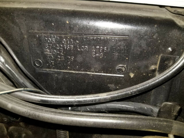 1967 White Pontiac Firebird Convertible