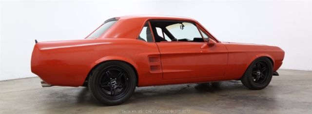 1967 Orange Ford Mustang