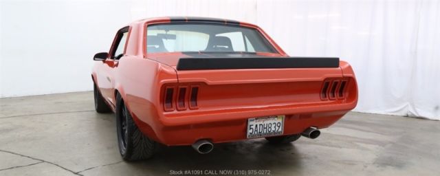 1967 Orange Ford Mustang
