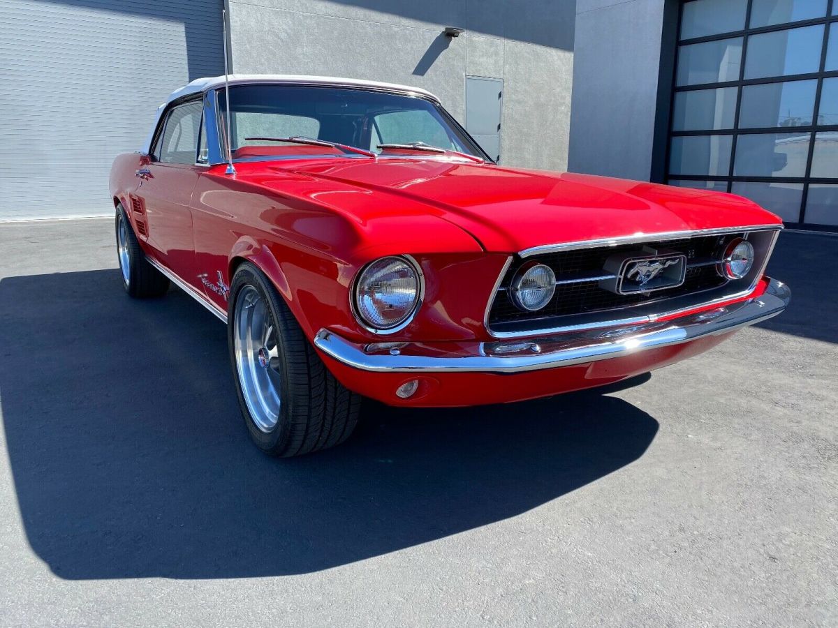 1967 Red Ford Mustang Convertible