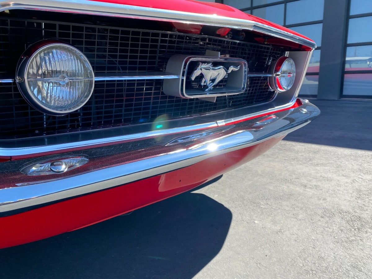 1967 Red Ford Mustang Convertible