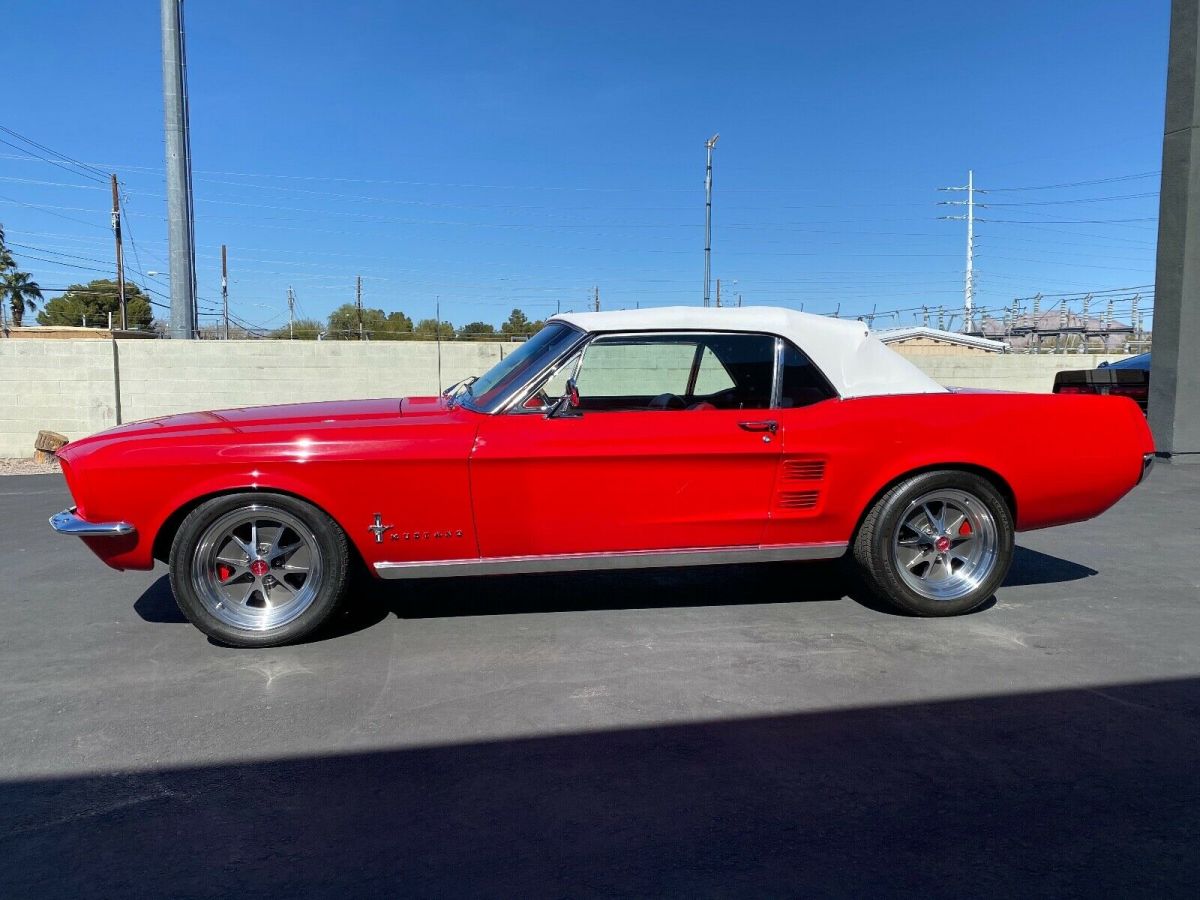 1967 Red Ford Mustang Convertible