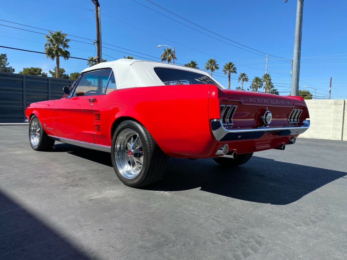 1967 Red Ford Mustang Convertible