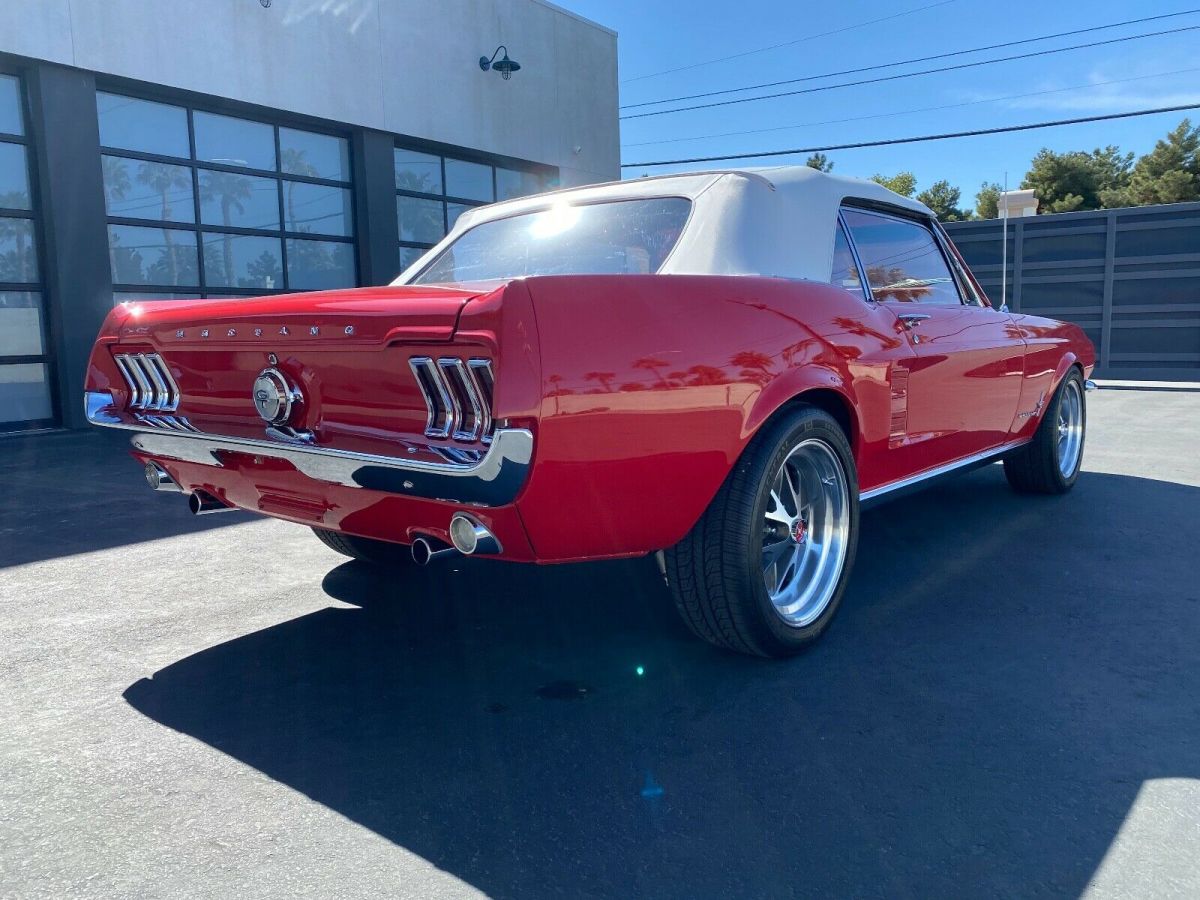 1967 Red Ford Mustang Convertible