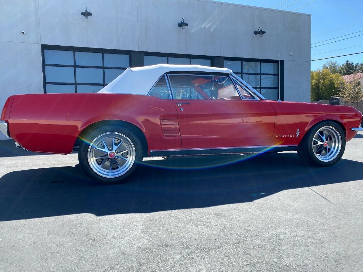 1967 Red Ford Mustang Convertible