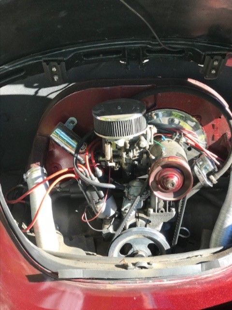 1967 Burgundy Volkswagen Beetle - Classic