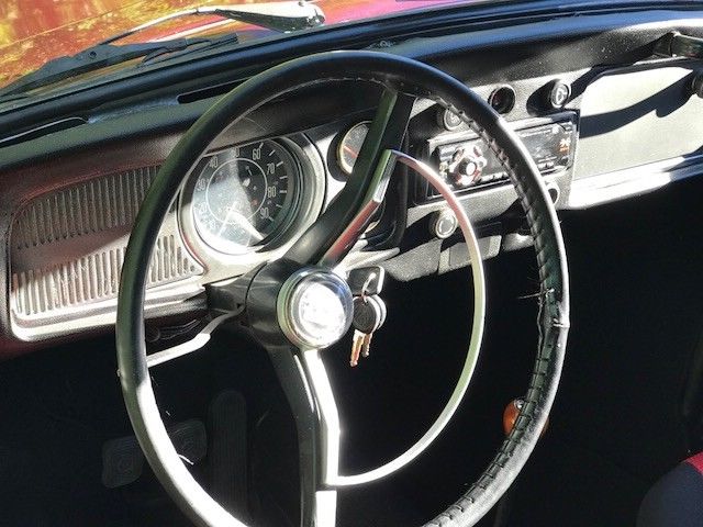 1967 Burgundy Volkswagen Beetle - Classic