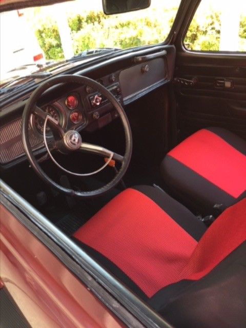1967 Burgundy Volkswagen Beetle - Classic