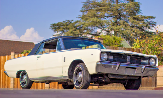 1967 White Dodge Dart