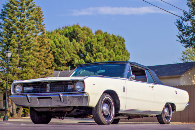 1967 White Dodge Dart