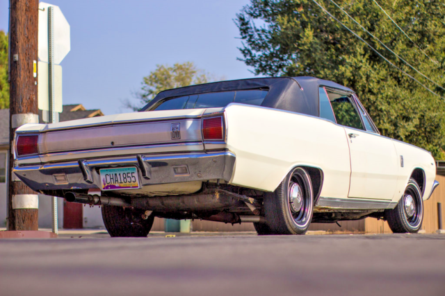 1967 White Dodge Dart