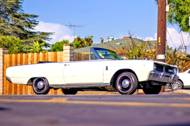 1967 White Dodge Dart