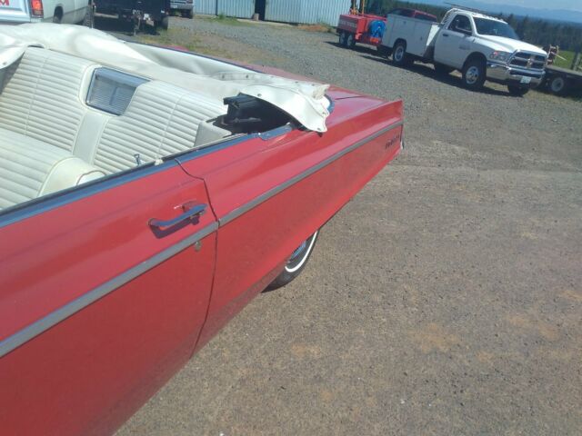 1967 Red Dodge Polara Convertible