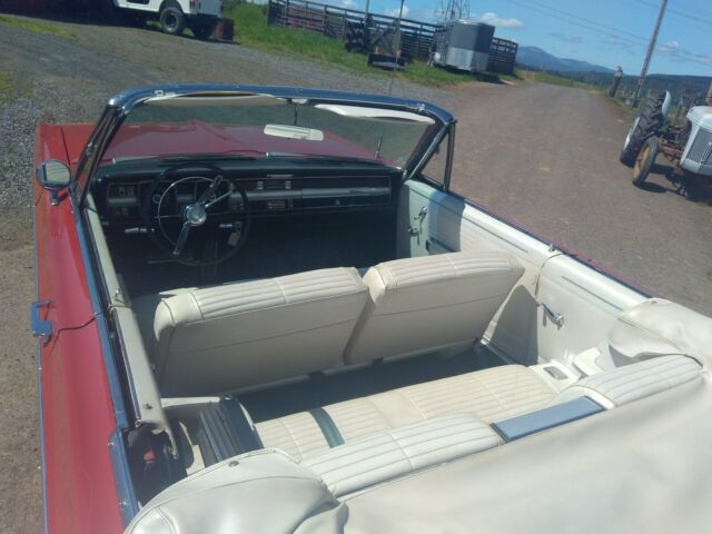 1967 Red Dodge Polara Convertible
