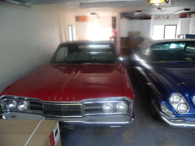 1967 Red Dodge Polara Convertible