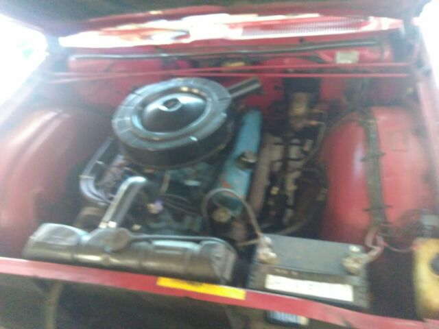 1967 Red Dodge Polara Convertible