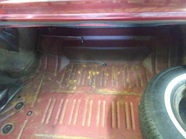 1967 Red Dodge Polara Convertible