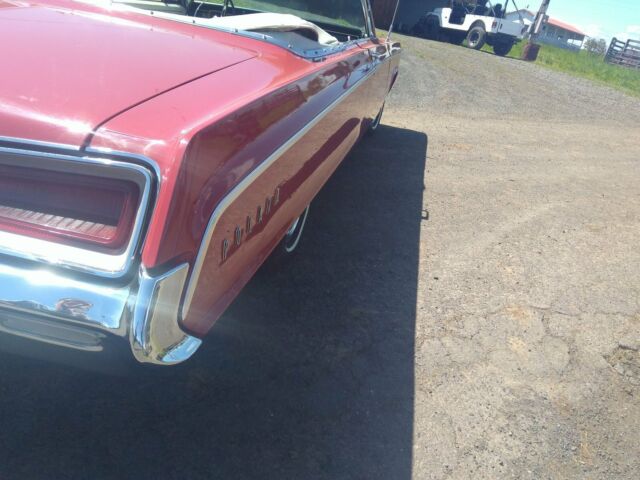 1967 Red Dodge Polara Convertible