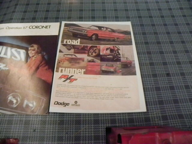 1967 Red Dodge Coronet Coupe