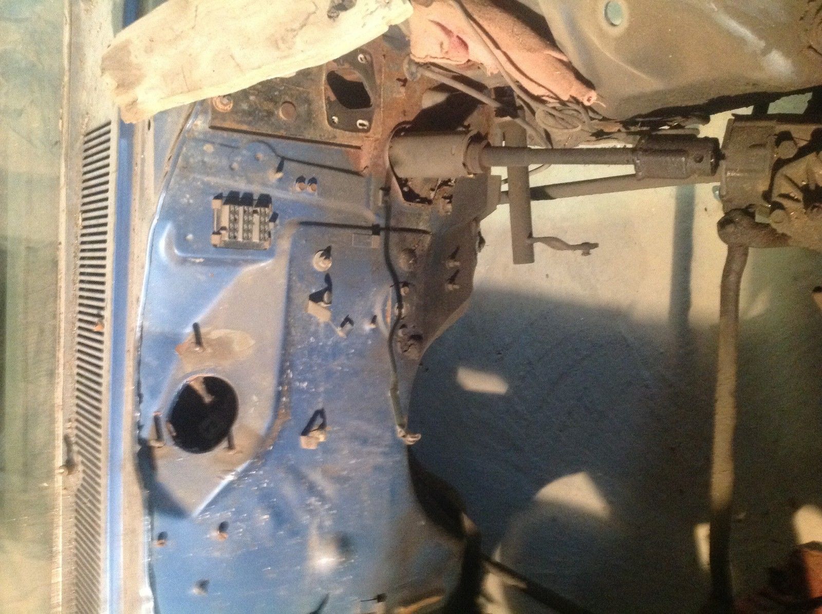 1967 blue & white Dodge Coronet hardtop