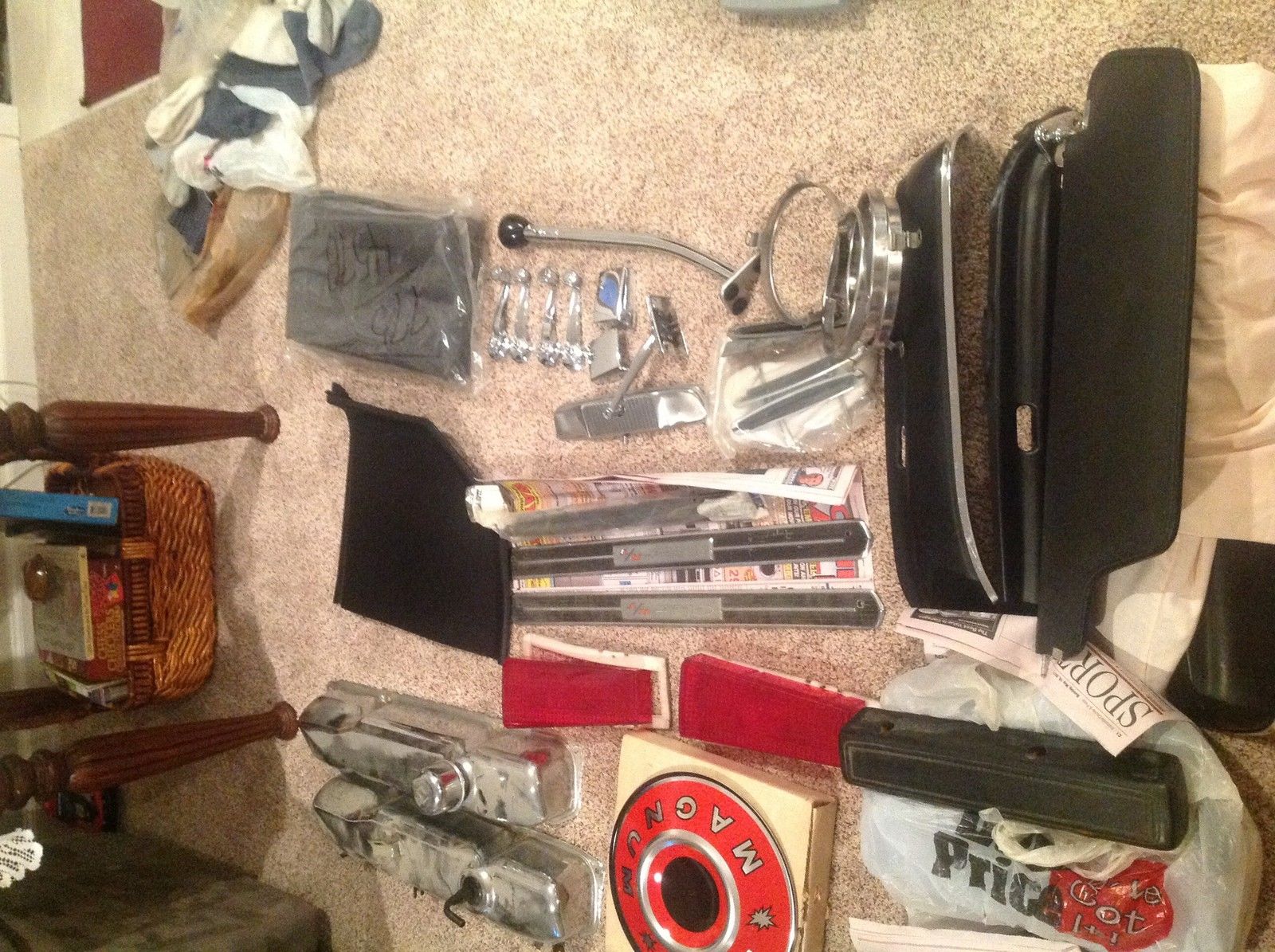 1967 blue & white Dodge Coronet hardtop