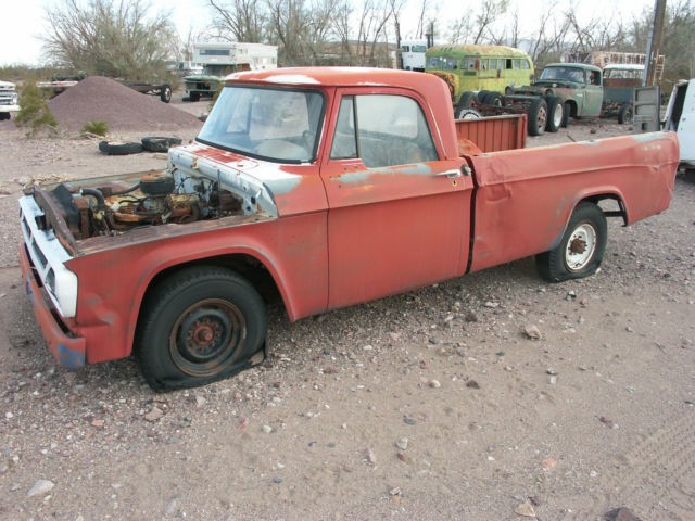 1967 Red Dodge Other Pickups TRUCK