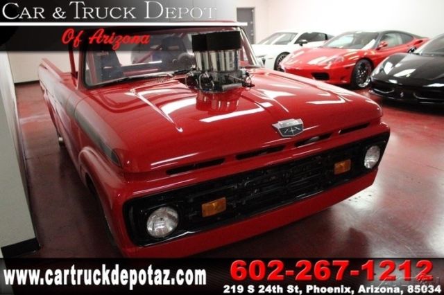 1967 Red Ford F-100