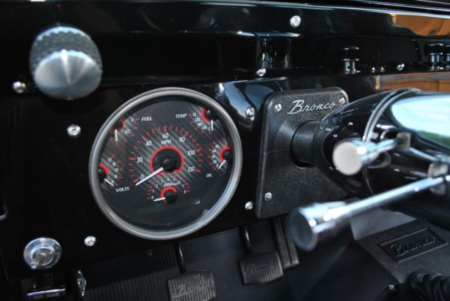 1967 Black Ford Bronco Halfcab