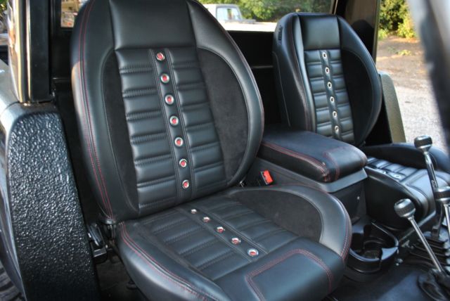 1967 Black Ford Bronco Halfcab