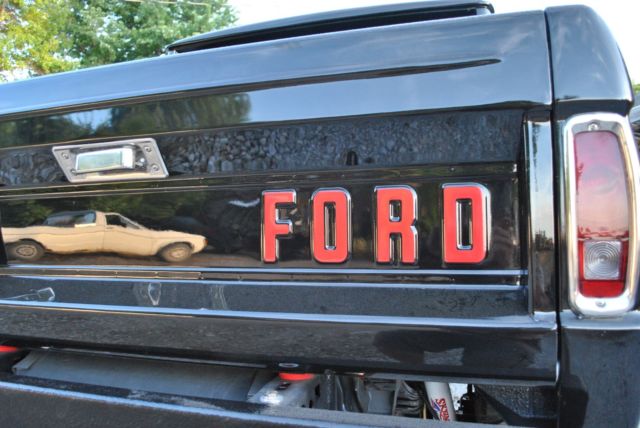 1967 Black Ford Bronco Halfcab