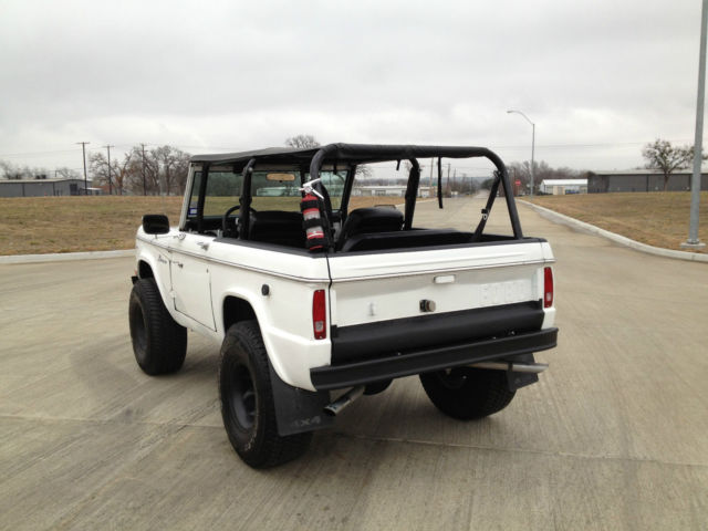 1967 White Ford Bronco SUV
