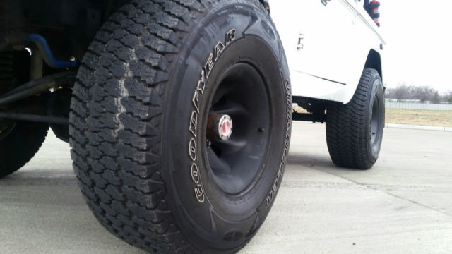 1967 White Ford Bronco SUV