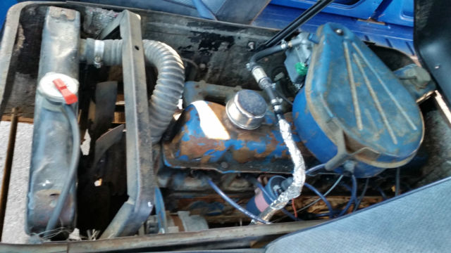 1967 Blue Ford E-Series Van Extended Passenger Van