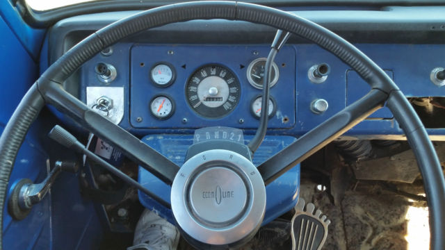 1967 Blue Ford E-Series Van Extended Passenger Van