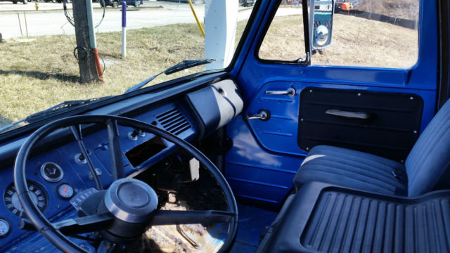 1967 Blue Ford E-Series Van Extended Passenger Van
