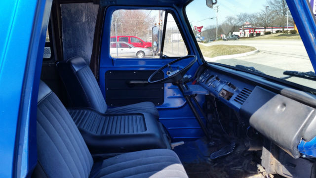 1967 Blue Ford E-Series Van Extended Passenger Van